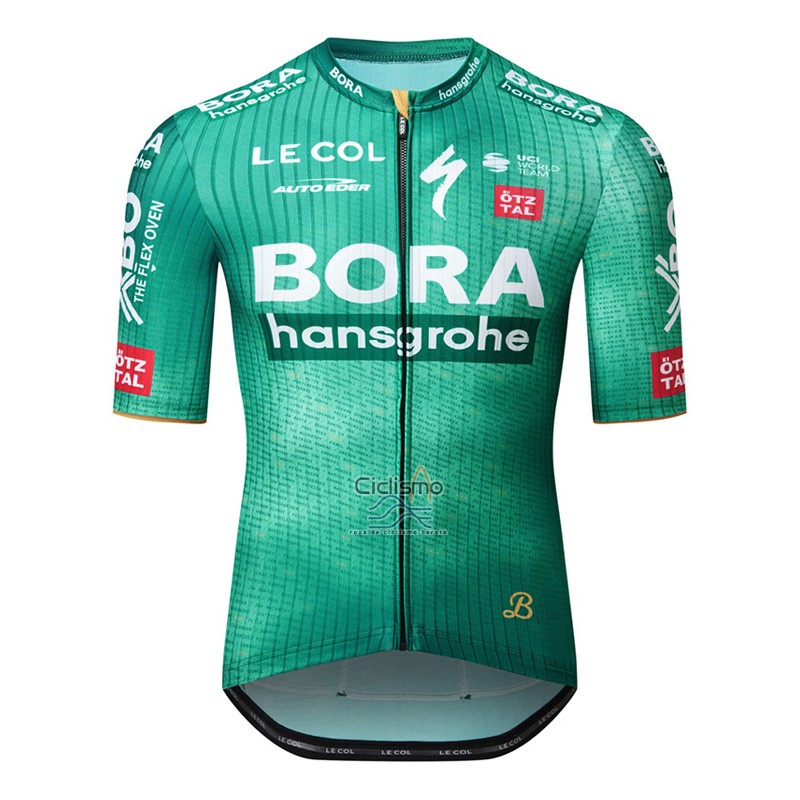 Bora-hansgrone Ropa Ciclismo Culotte Corto 2023 Mangas Cortas Verde